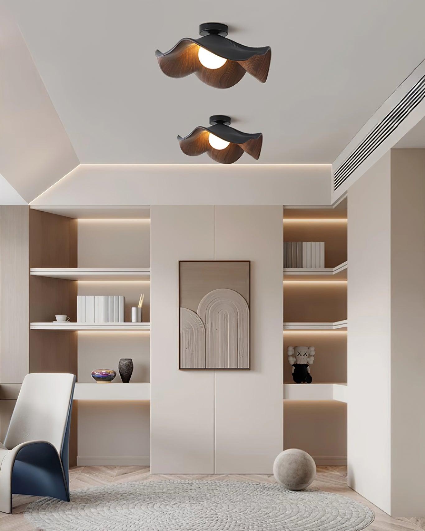 Lotus Leaf Ceiling-mounted light Ceiling Lamp