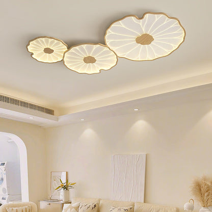 Lotus Leaf Acrylic Overhead light Ceiling Lamp