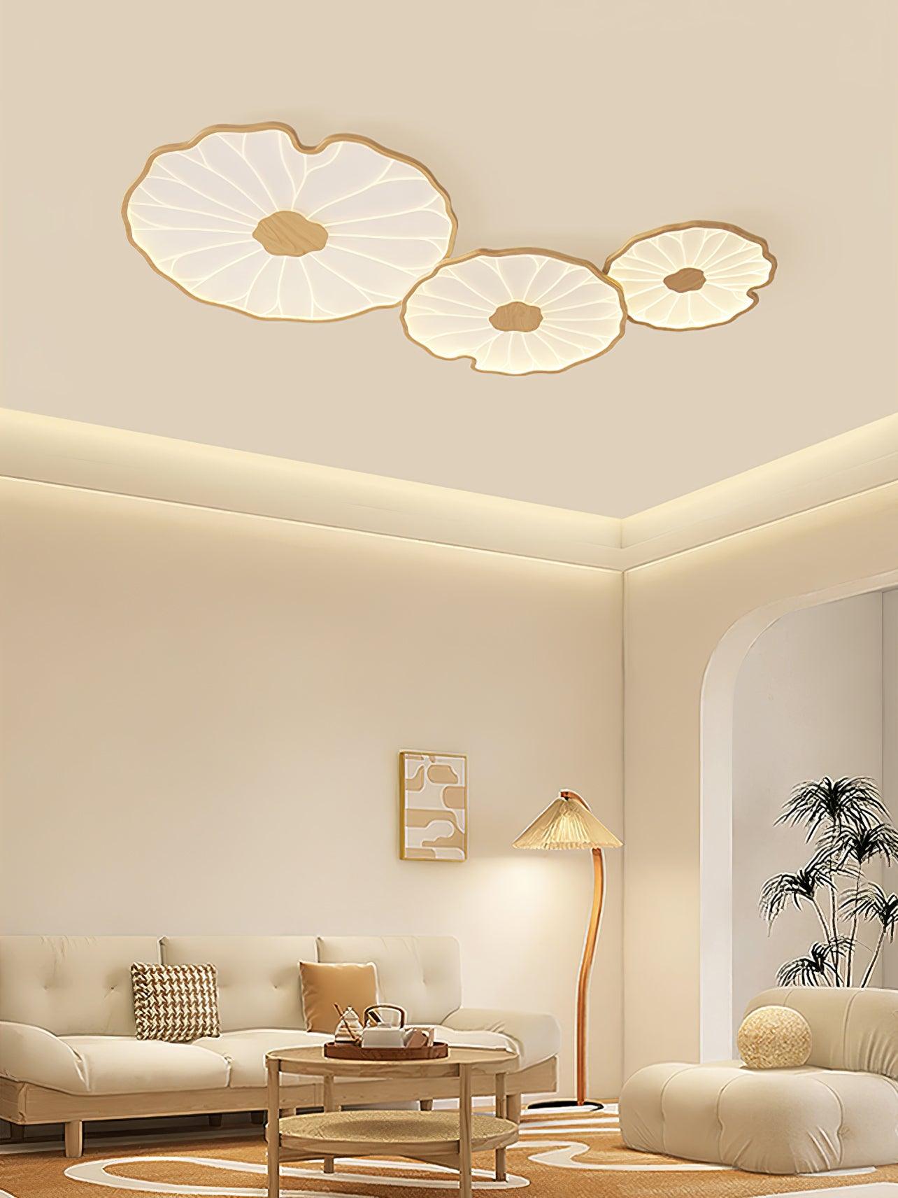 Lotus Leaf Acrylic Overhead light Ceiling Lamp