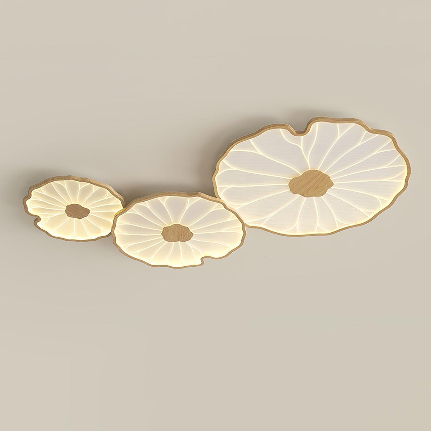 Lotus Leaf Acrylic Overhead light Ceiling Lamp