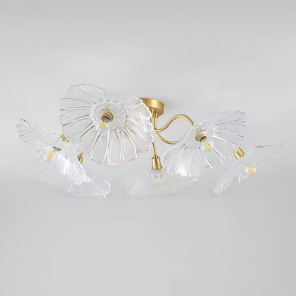 Lotus Leaf Glass Ceiling light Ceiling Lamp