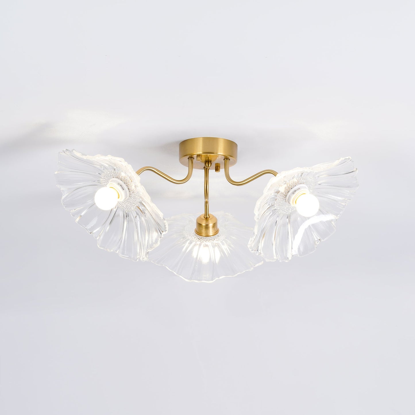 Lotus Leaf Glass Ceiling light Ceiling Lamp