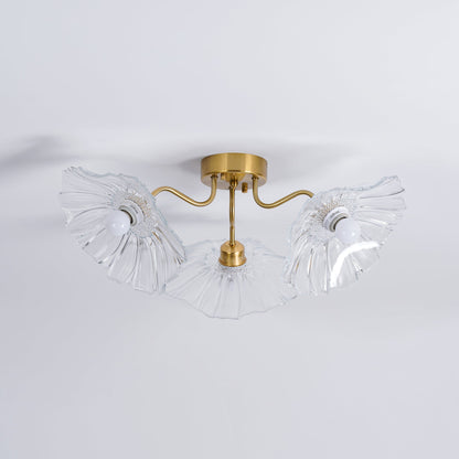 Lotus Leaf Glass Ceiling light Ceiling Lamp