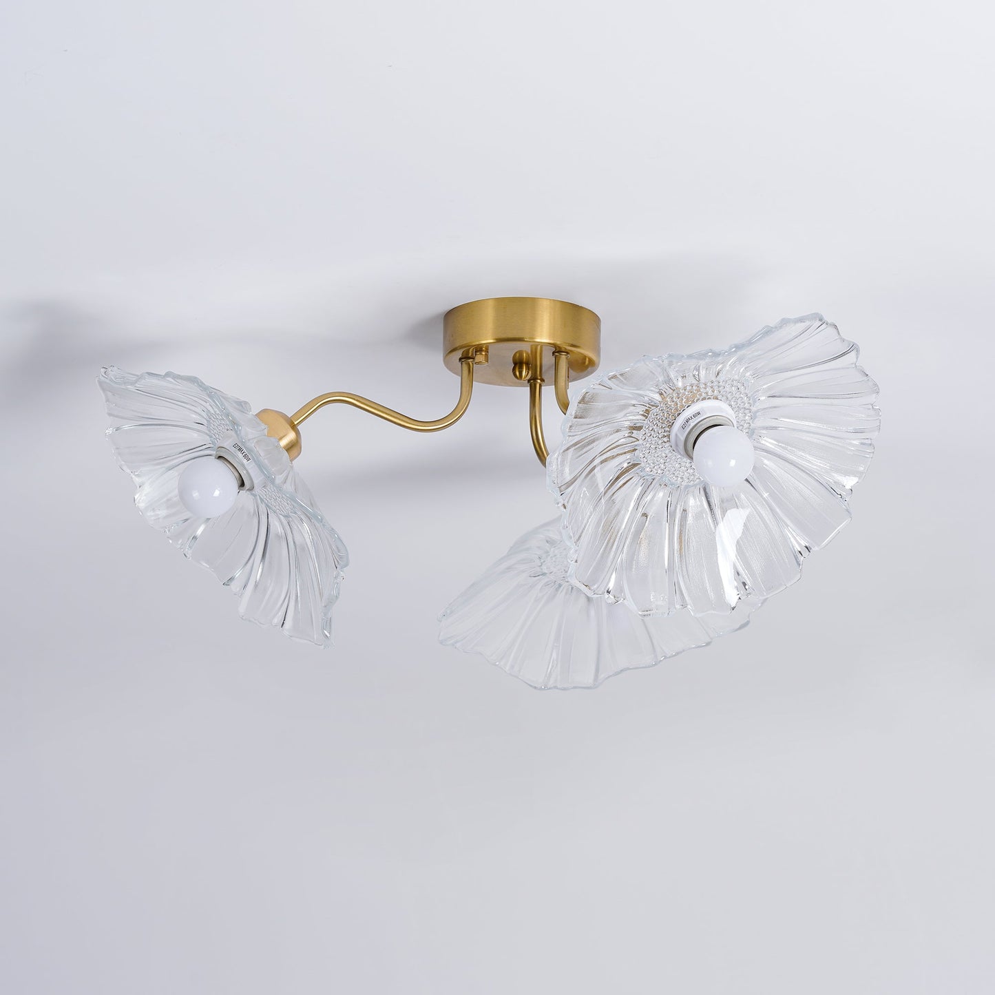 Lotus Leaf Glass Ceiling light Ceiling Lamp