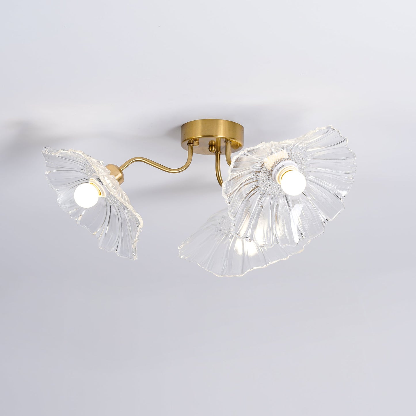 Lotus Leaf Glass Ceiling light Ceiling Lamp