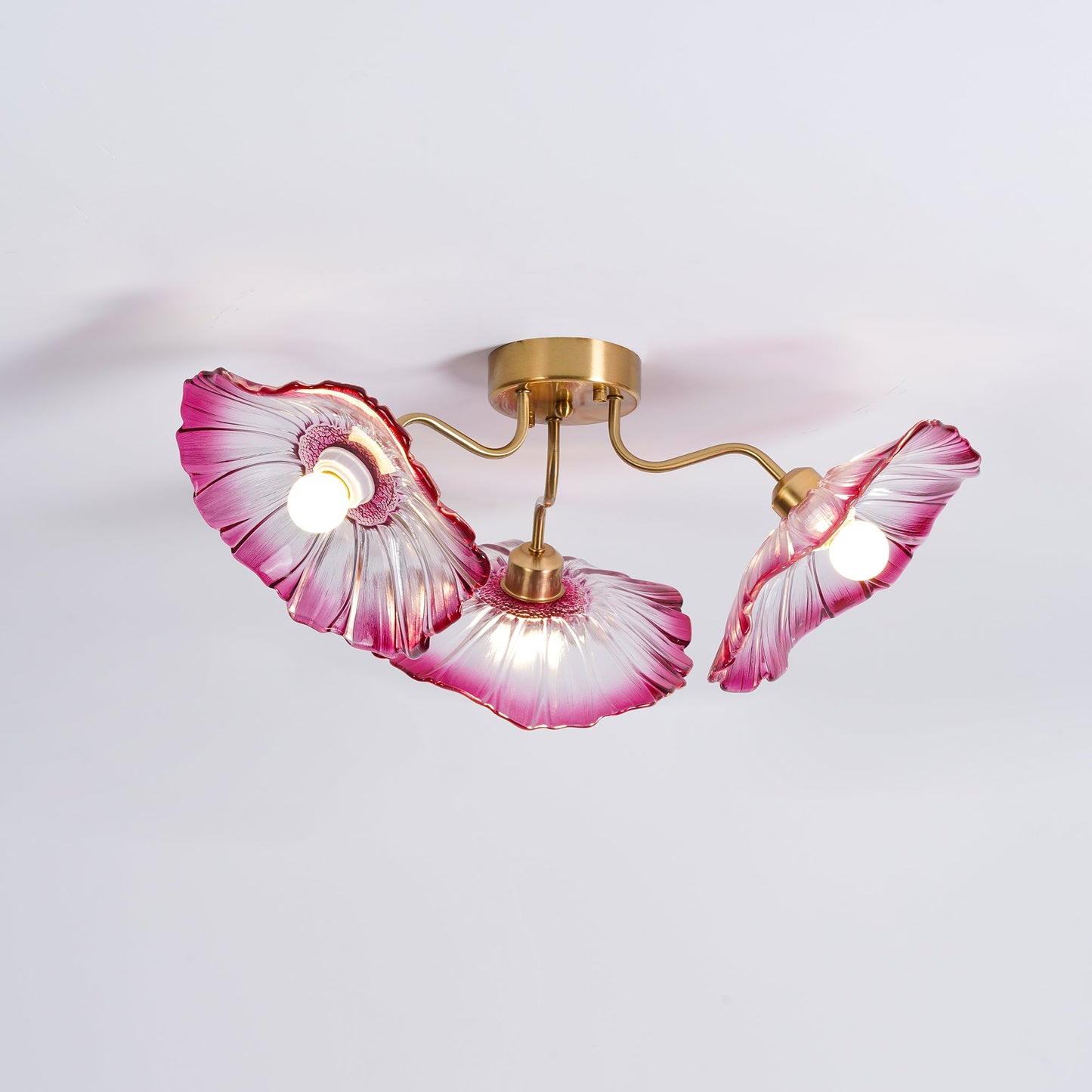 Lotus Leaf Glass Ceiling light Ceiling Lamp