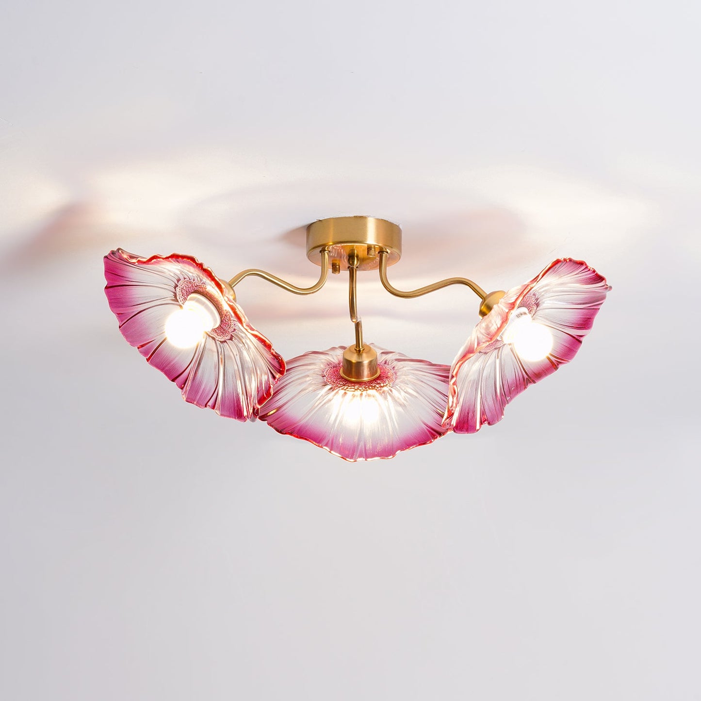 Lotus Leaf Glass Ceiling light Ceiling Lamp