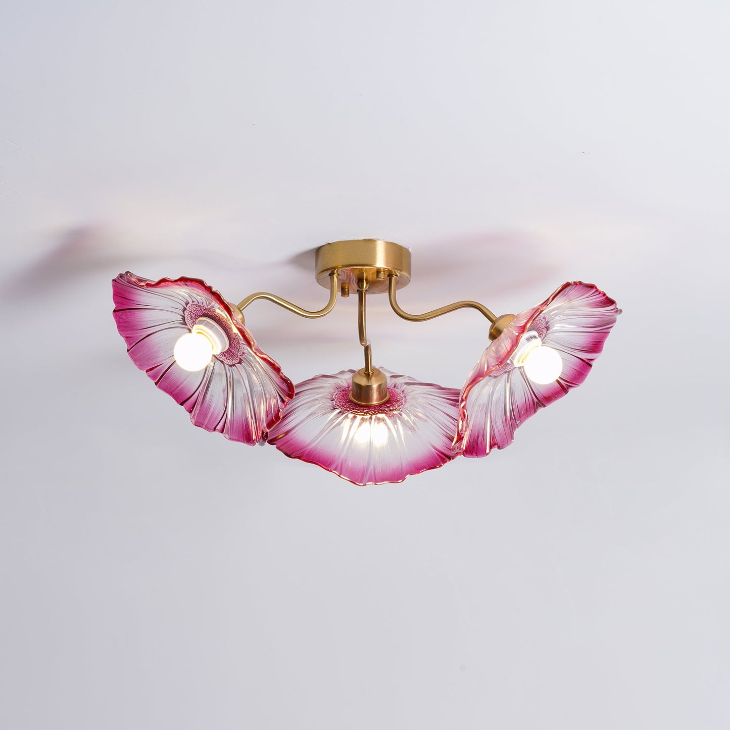 Lotus Leaf Glass Ceiling light Ceiling Lamp