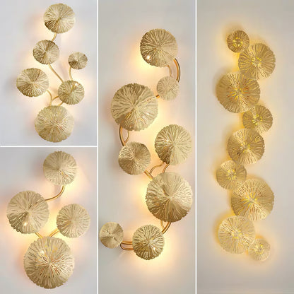 Lotus Leaf Wall Sconce