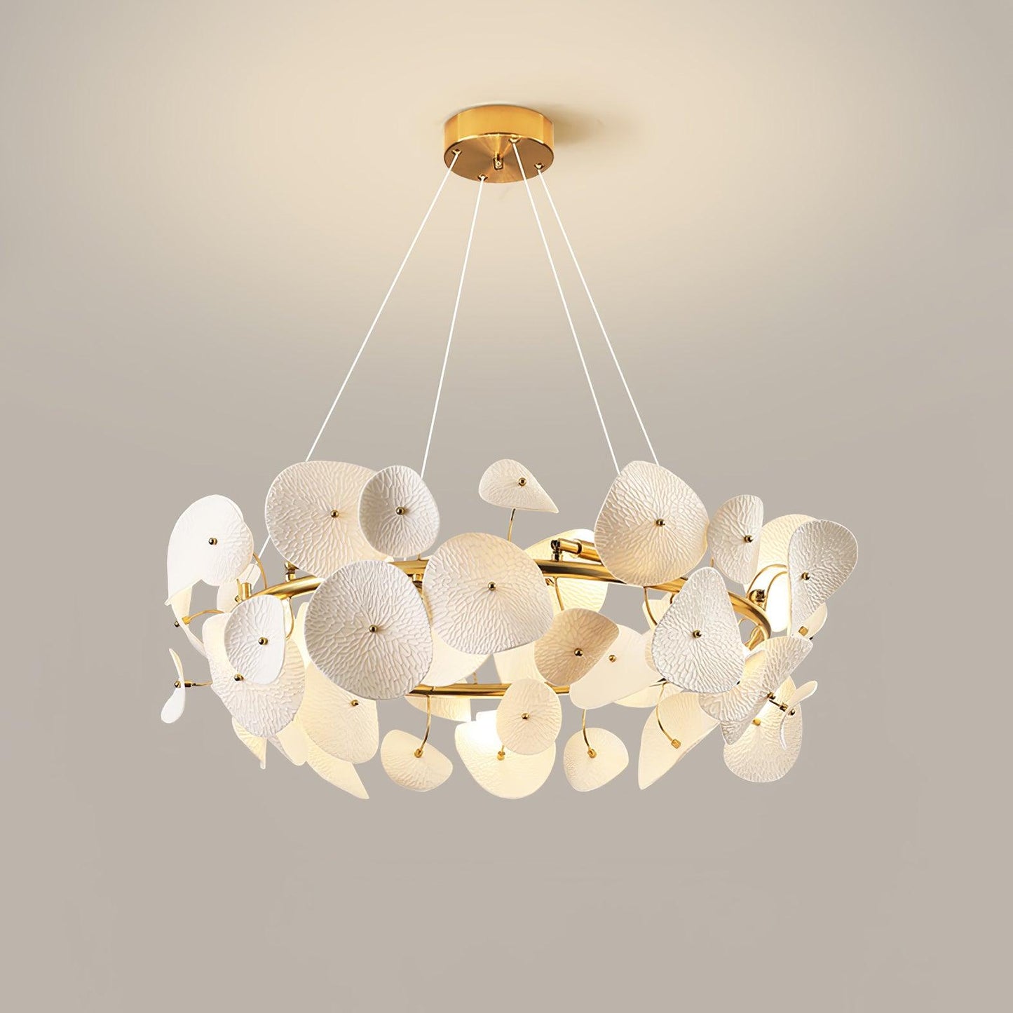 Lotus Petal Chandelier