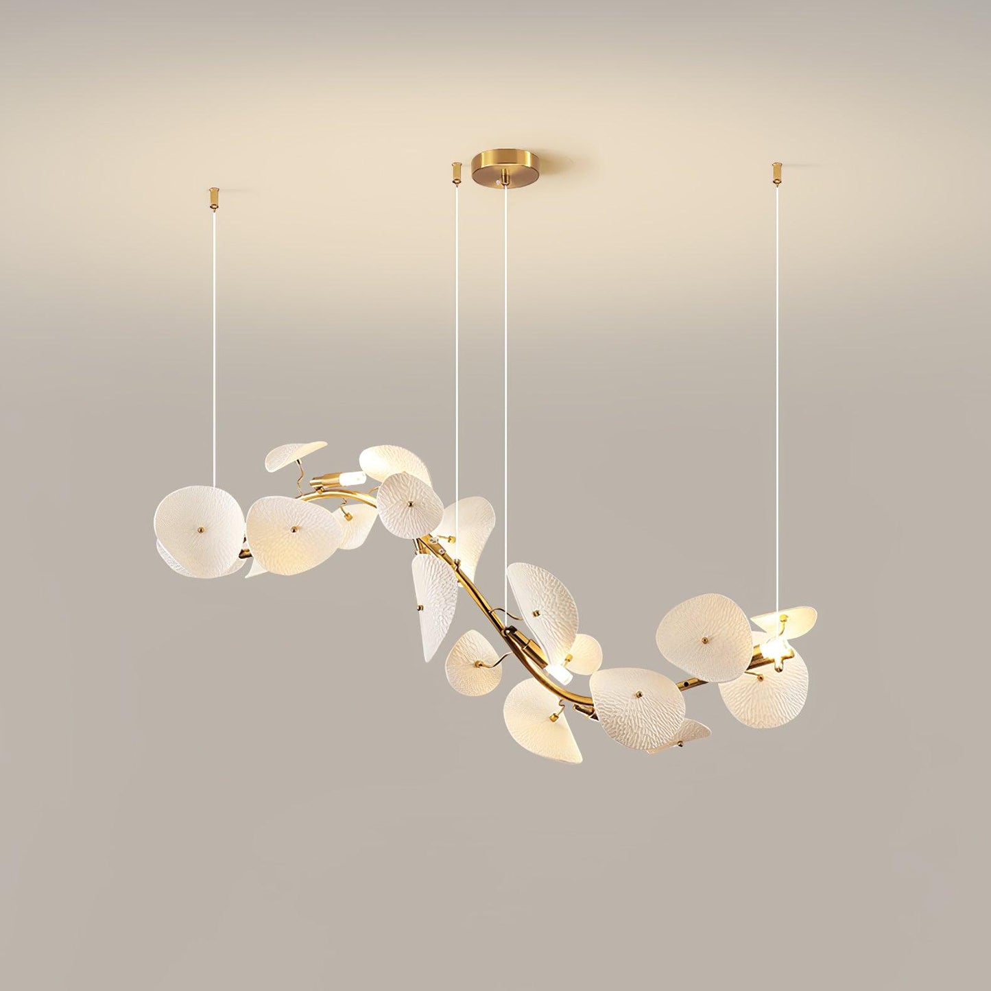 Lotus Petal Chandelier