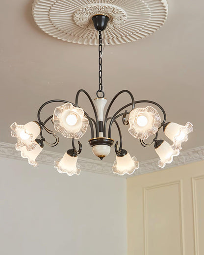 Luce Black Chandelier