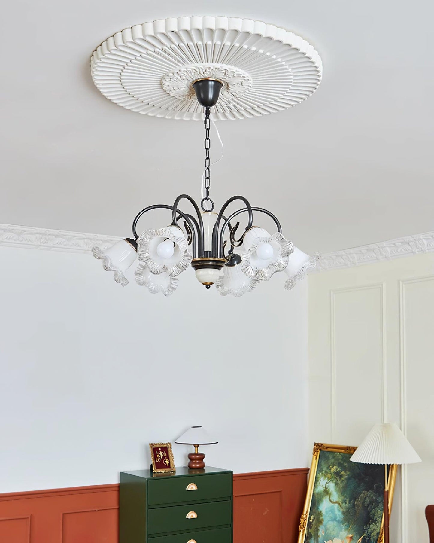 Luce Black Chandelier