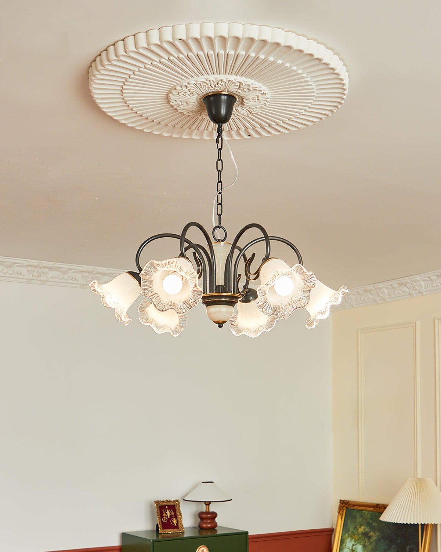 Luce Black Chandelier