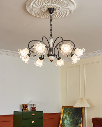 Luce Black Chandelier