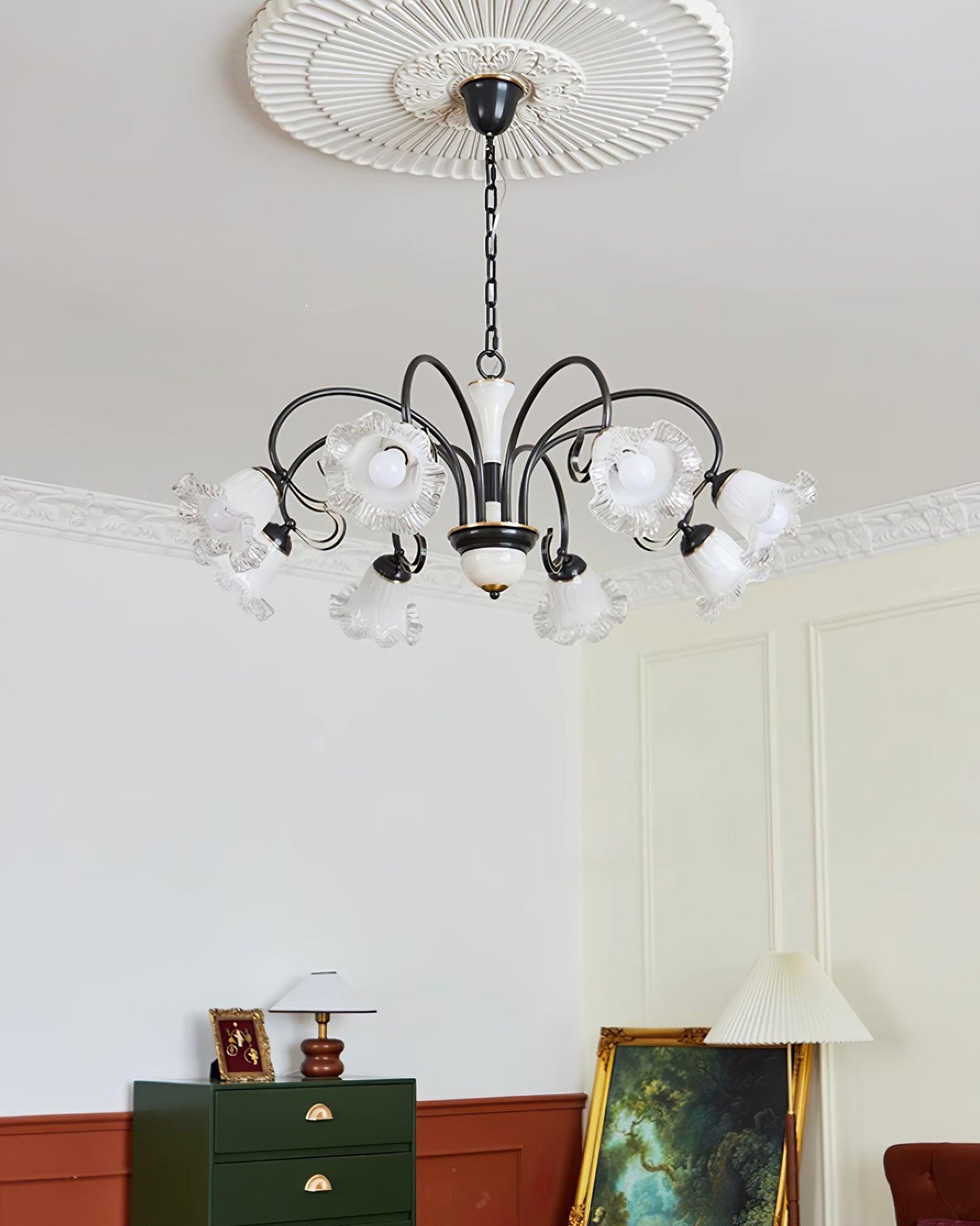 Luce Black Chandelier