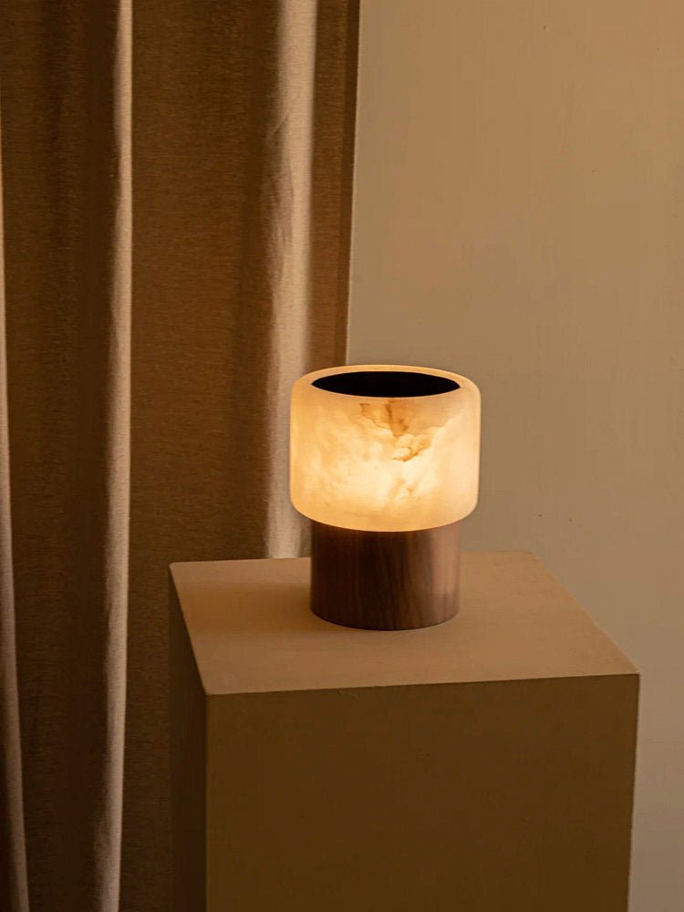 Luma Core Alabaster Table Lamp