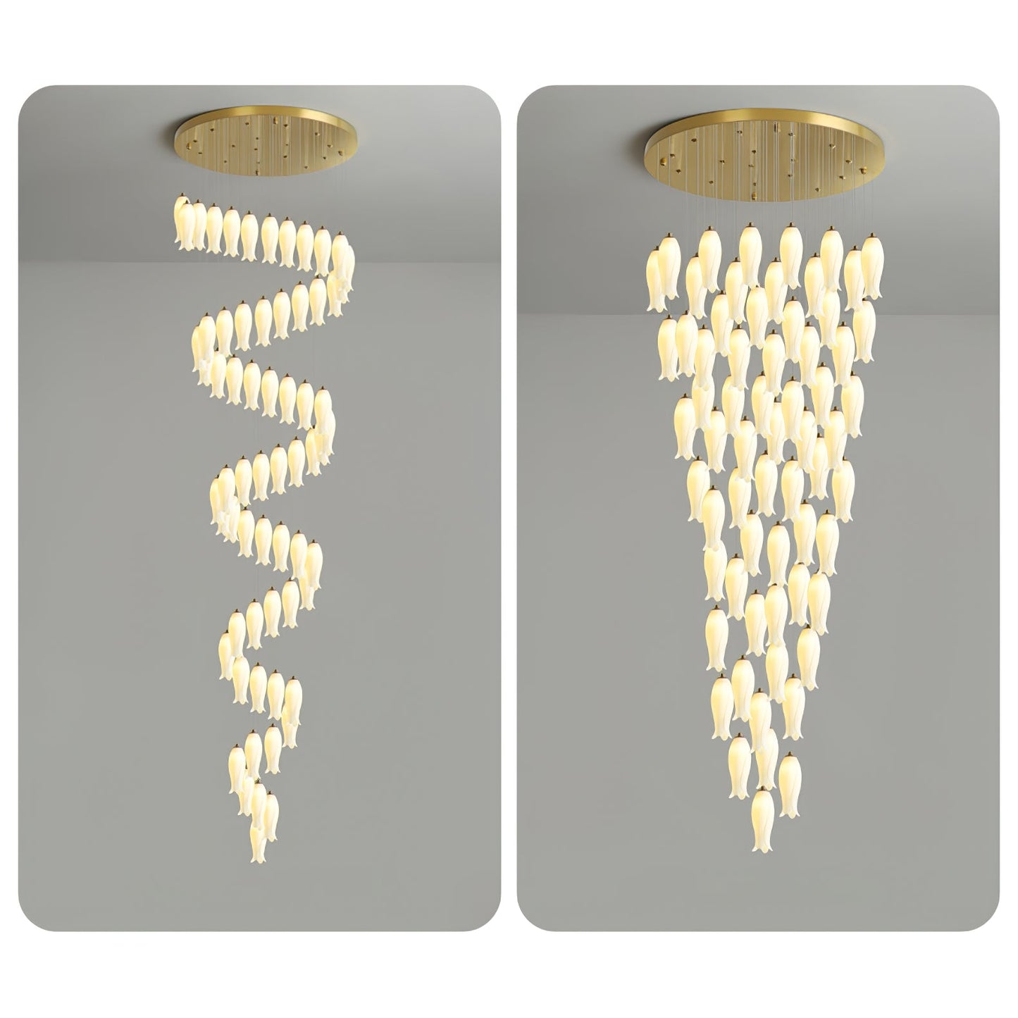 Luma Flora Stairs Chandelier