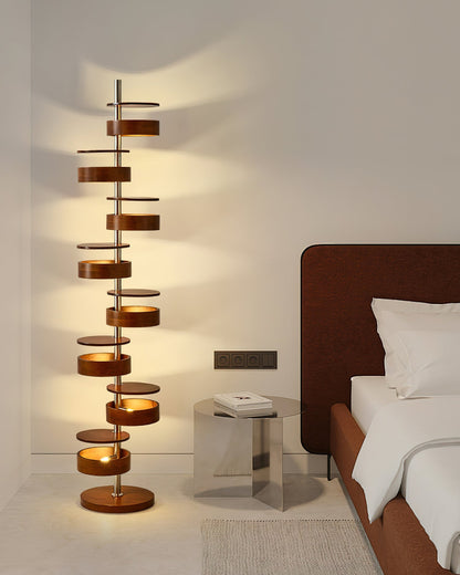 Luminis Wooden Floor Lamp