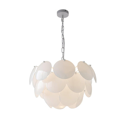 Luminous Petal Glass Gasolier Chandelier