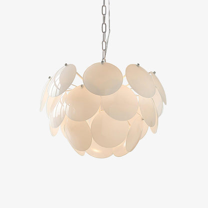 Luminous Petal Glass Gasolier Chandelier