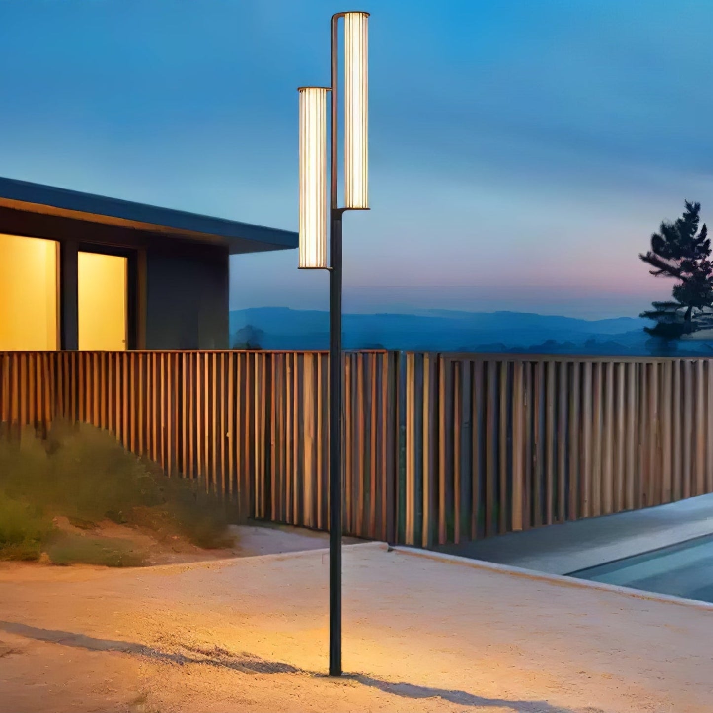 Lumo Arc Outdoor Post Lamp