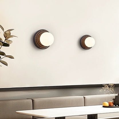 Lunara Travertine Wall Sconce