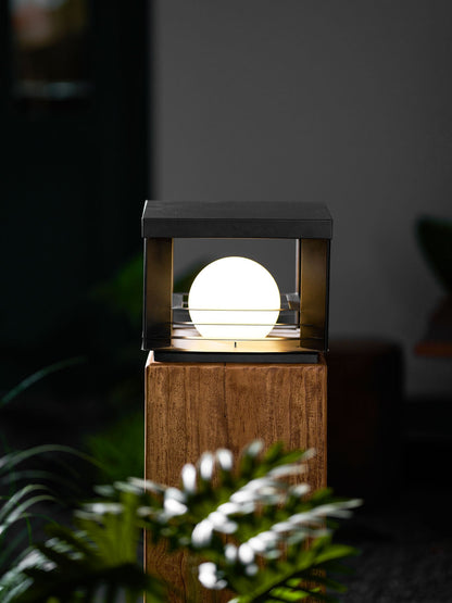 Lunar Crate Outdoor Lamp