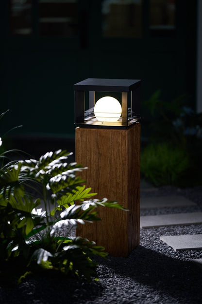 Lunar Crate Outdoor Lamp