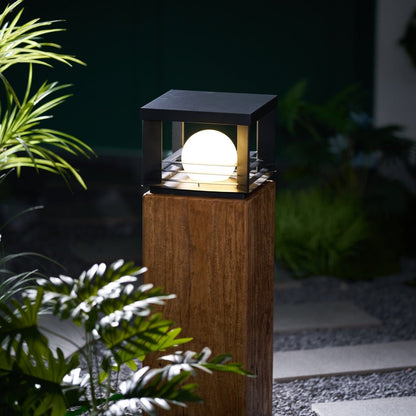 Lunar Crate Outdoor Lamp