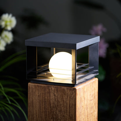 Lunar Crate Outdoor Lamp