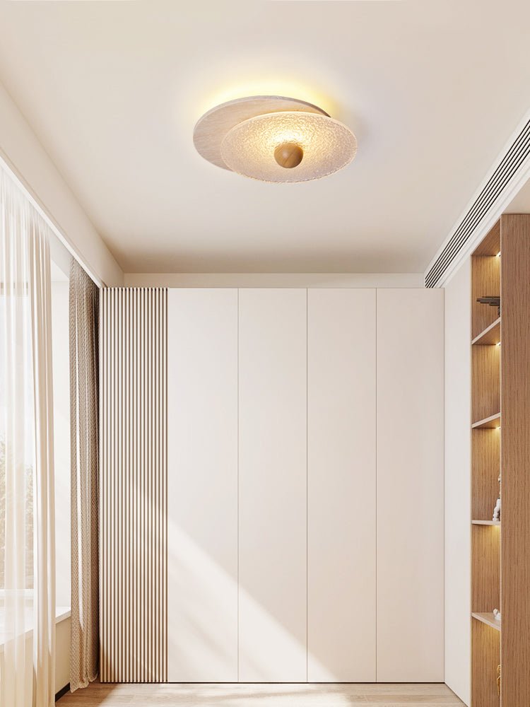 Lunar Ripple Ceiling Light