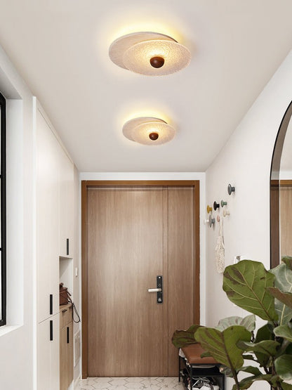 Lunar Ripple Ceiling Light