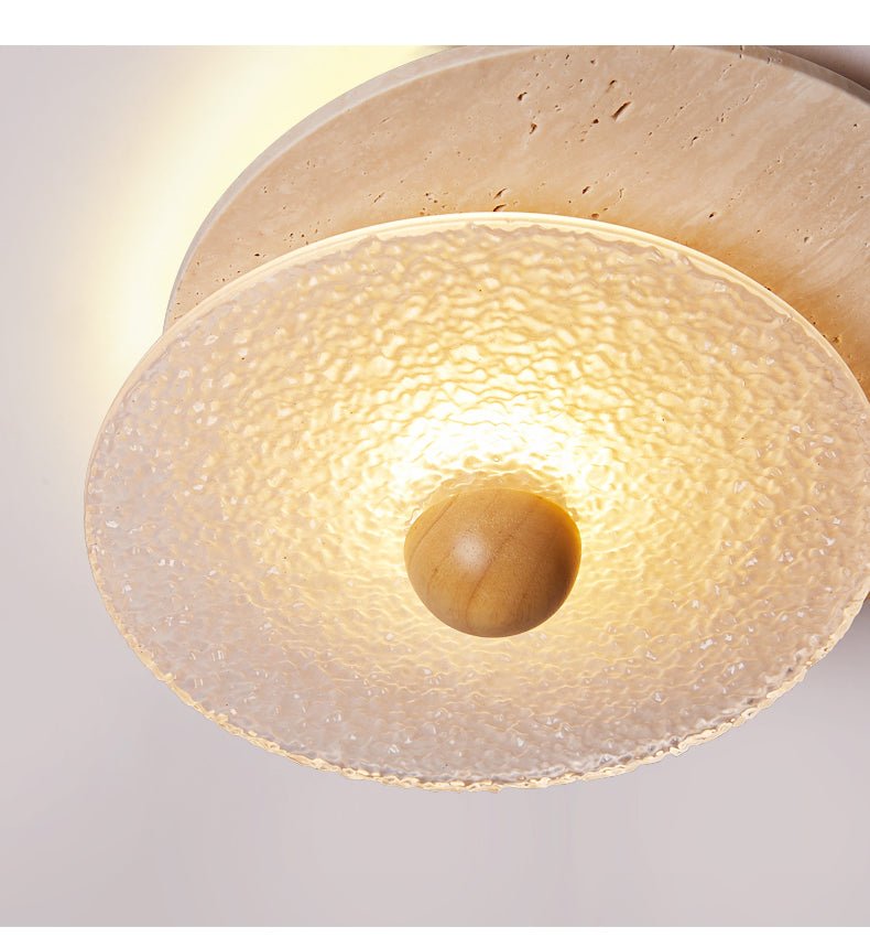 Lunar Ripple Ceiling Light