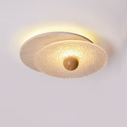 Lunar Ripple Ceiling Light