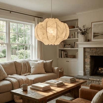 Lunara Silk Bloom Pendant Lamp
