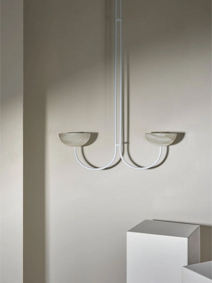 Lunaris Duo Alabaster Pendant Lamp