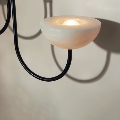 Lunaris Duo Alabaster Pendant Lamp