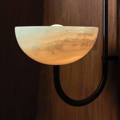 Lunaris Duo Alabaster Pendant Lamp