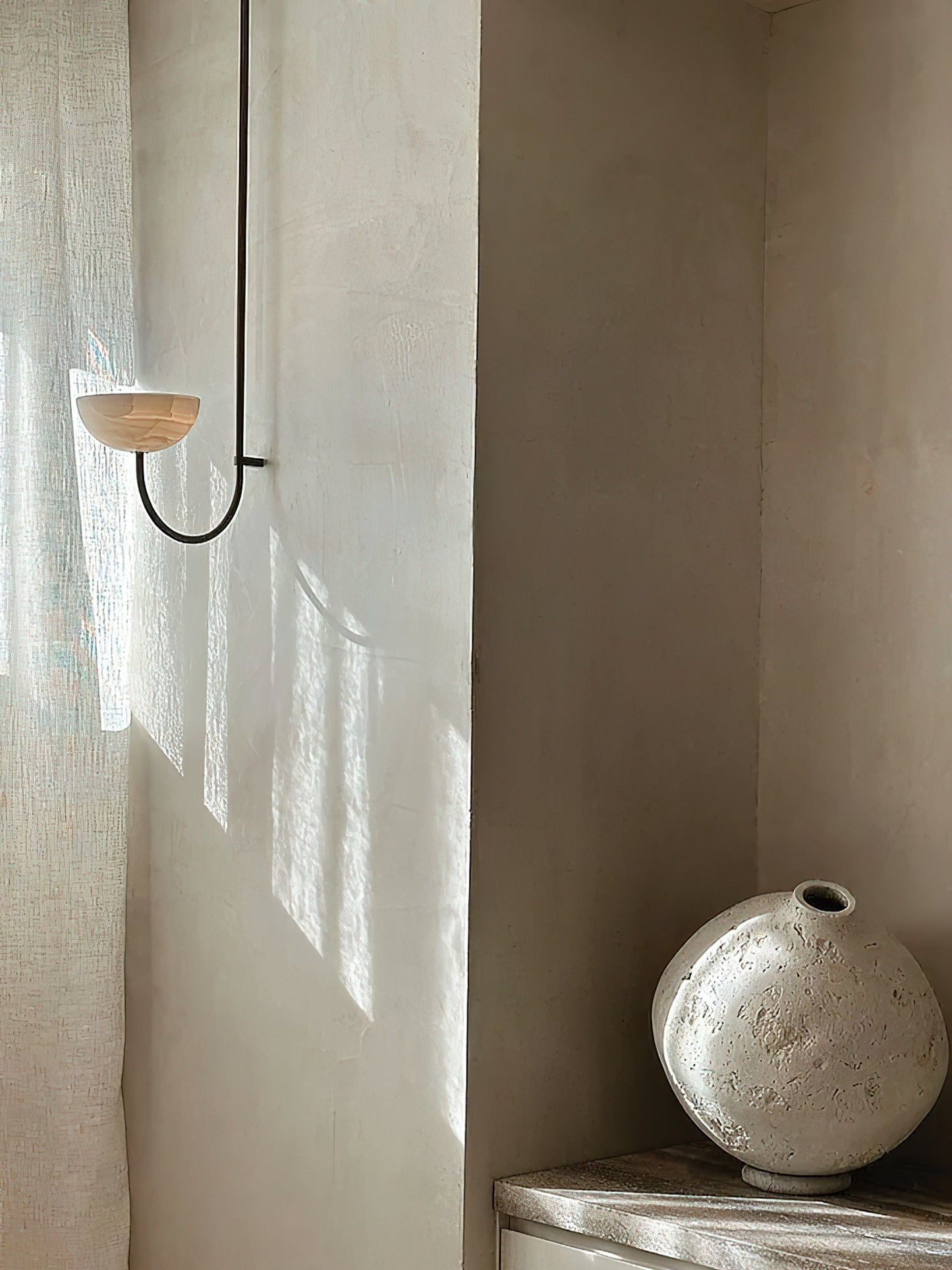Lunaris Duo Alabaster Pendant Lamp