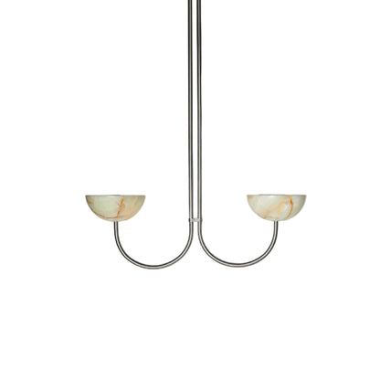 Lunaris Duo Alabaster Pendant Lamp