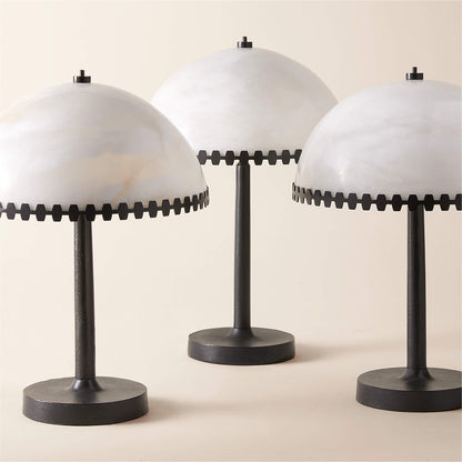 Lunarra Dome Alabaster Table Lamp