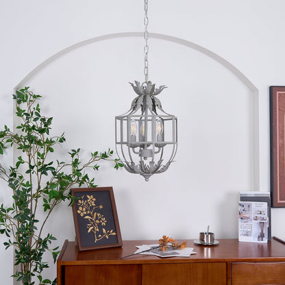 Lustre Retro Cage Chandelier