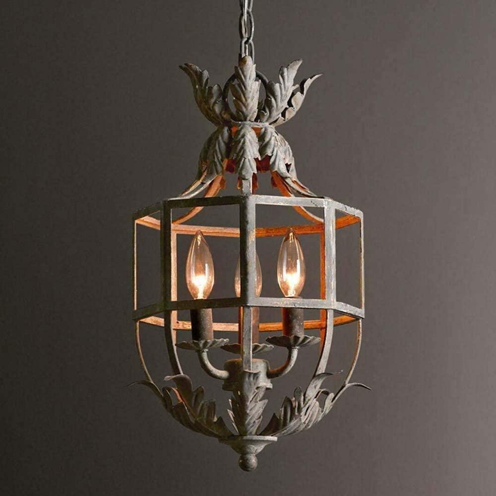 Lustre Retro Cage Chandelier