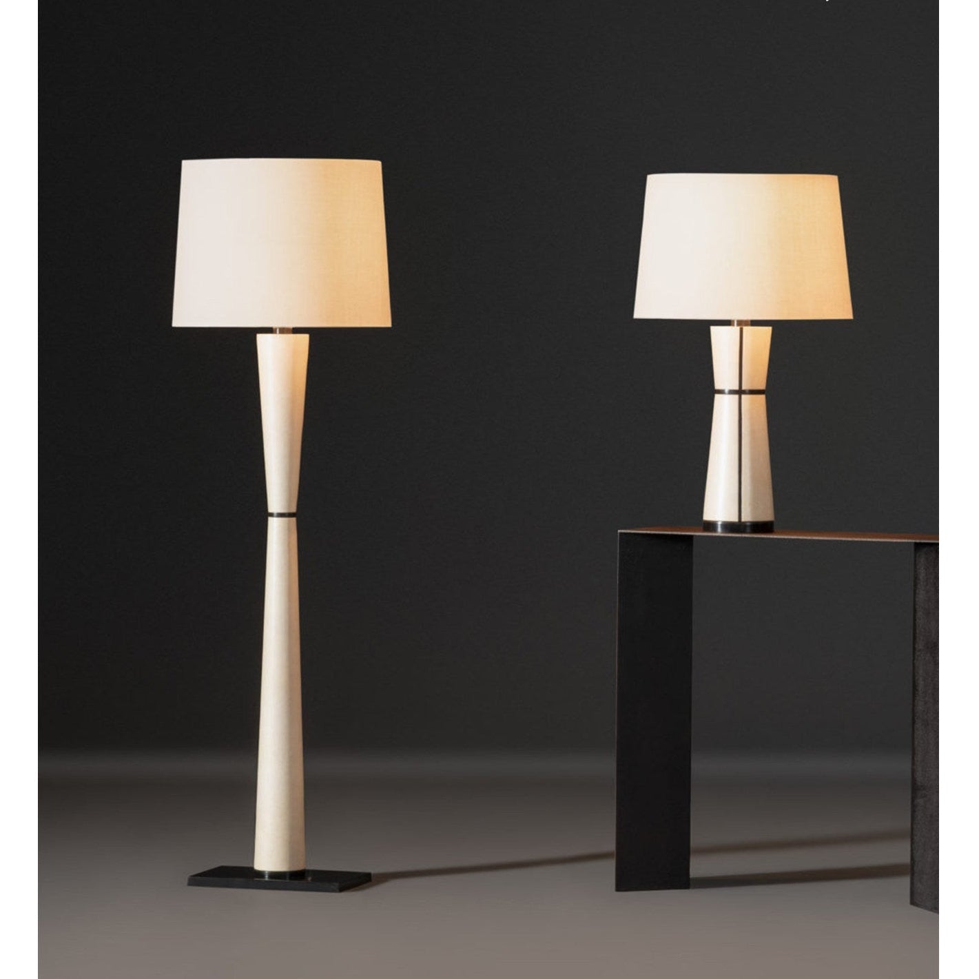 Luxe Leather Table Lamp