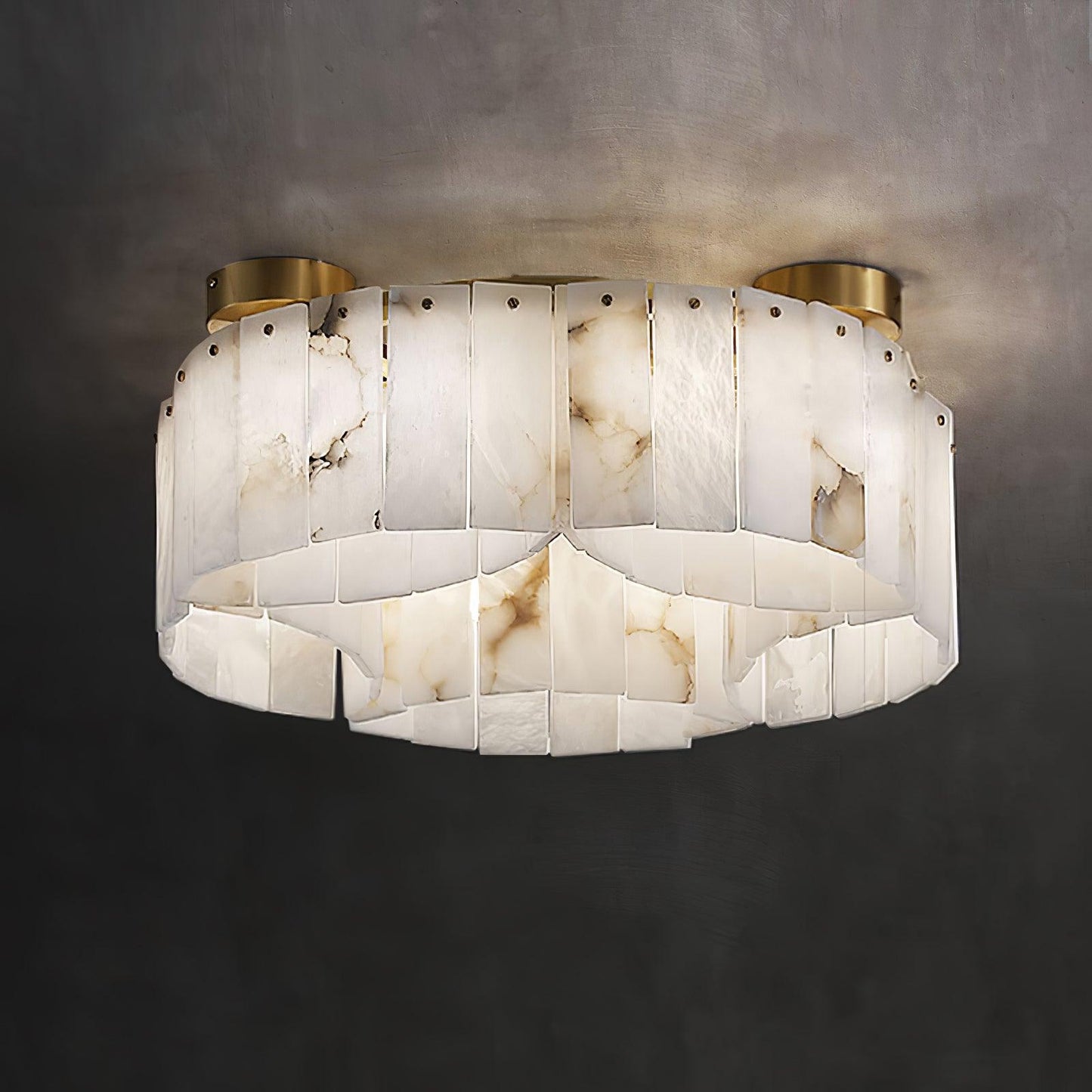 Luxe Alabaster Brass Ceiling light Ceiling Lamp