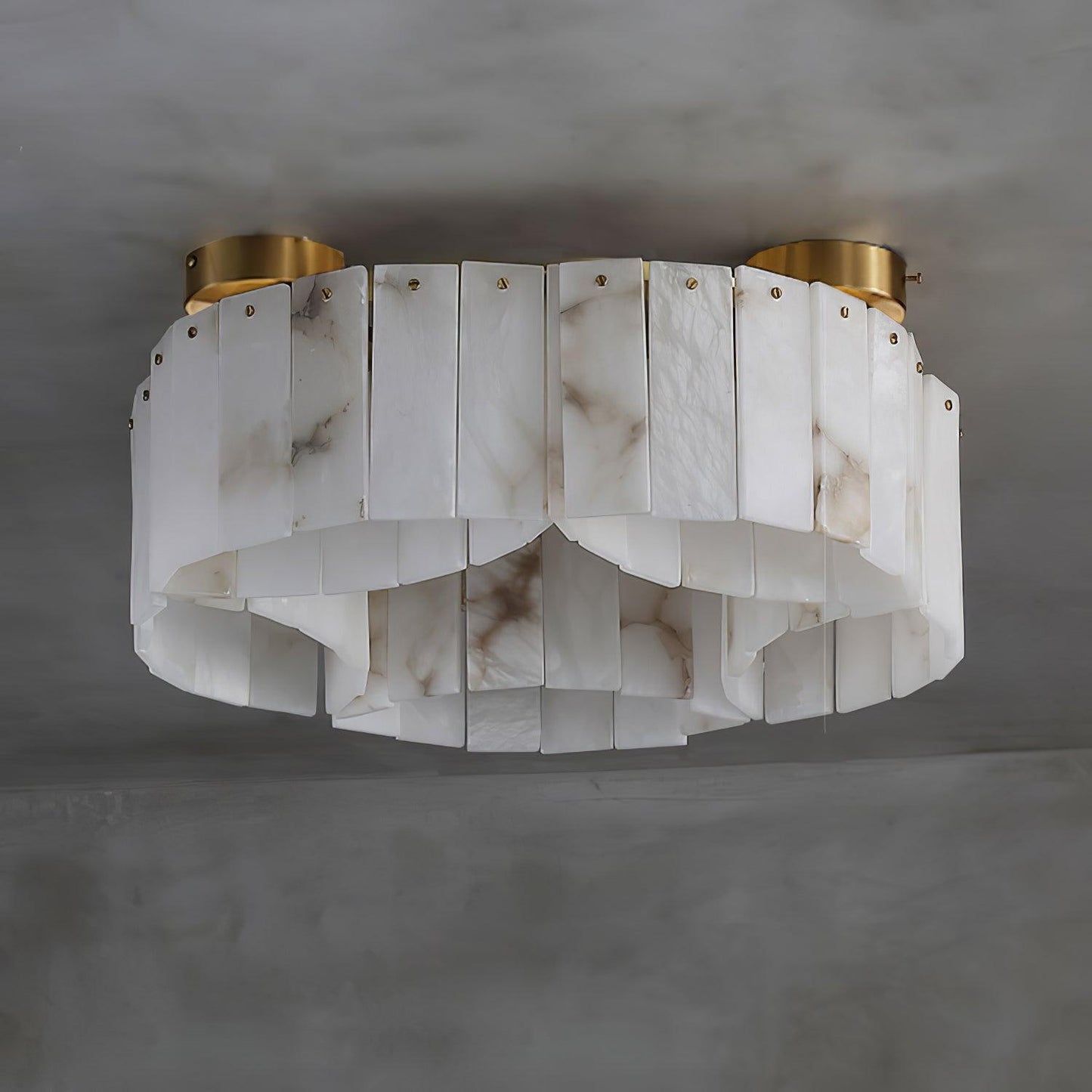 Luxe Alabaster Brass Ceiling light Ceiling Lamp