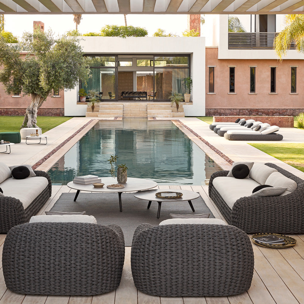 Luxury Contemporary Designer Outdoor Coffee Table