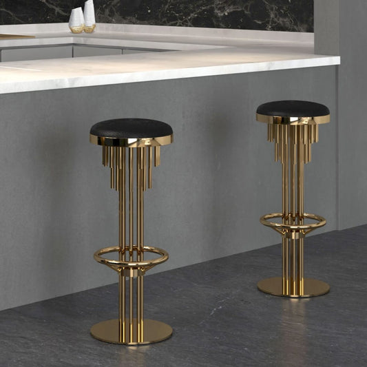 Luxury Designer Art Deco Inspired Bar Stool