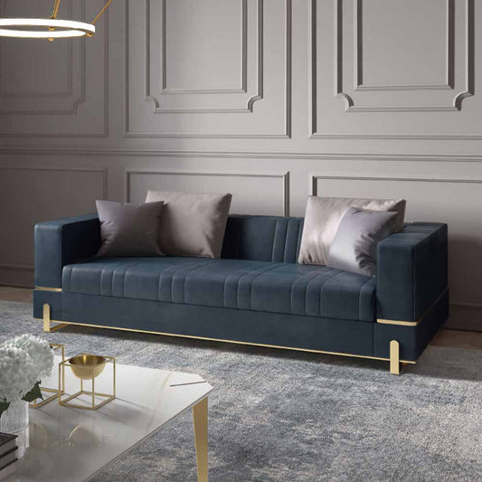 Luxury Designer Contemporary Leather Italian Sofa